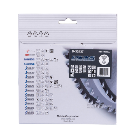 LAME TCT ST MAK+ 190-20-24 BOIS - B 32437 - 0088381421249 - D'ORIGINE MAKITA