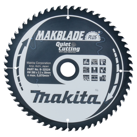 LAM TCT ST MAK+ 260-30-60 BOIS - B 32524 - 3240890933799 - D'ORIGINE MAKITA