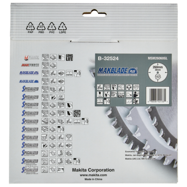 LAM TCT ST MAK+ 260-30-60 BOIS - B 32524 - 3240890933799 - D'ORIGINE MAKITA