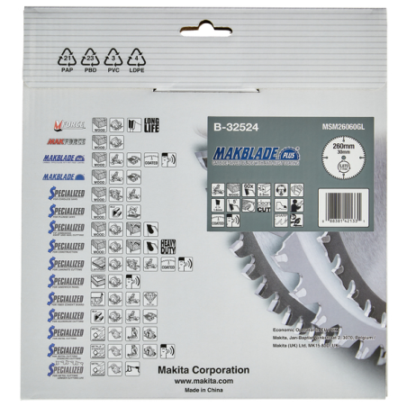 LAM TCT ST MAK+ 260-30-60 BOIS - B 32524 - 3240890933799 - D'ORIGINE MAKITA