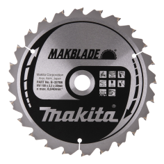 LAME CARBURE MAKBLADE BOIS 190X20MM 24D - B 32708 - 0088381421515 - D'ORIGINE MAKITA