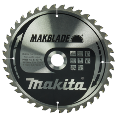 LAME CARBURE MAKBLADE BOIS 260X30MM 40D - B 32770 - 0088381421584 - D'ORIGINE MAKITA