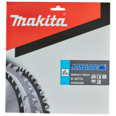 LAME CARBURE MAKBLADE BOIS 260X30MM 40D - B 32770 - 0088381421584 - D'ORIGINE MAKITA 2