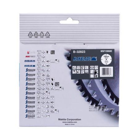 LAME TCT ST MAK 190-20-60 BOIS - B 32823 - 0088381421638 - D'ORIGINE MAKITA
