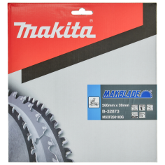 LAME TCT ST MAK 260-30-100 BOIS - B 32873 - 0088381421683 - D'ORIGINE MAKITA 2