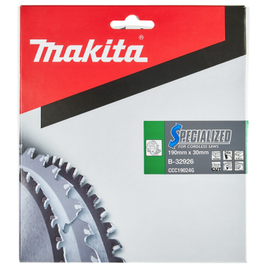 LAME CARBURE EFFICUT BOIS 190x30x24D - B 32926 - 0088381421799 - D'ORIGINE MAKITA