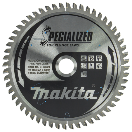 LAM TCT PL SIL 165-20-56 ALU - B 33021 - 0088381421898 - D'ORIGINE MAKITA