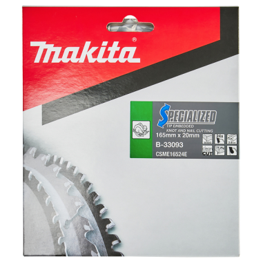 LAME TCT PO 165-20-24 BOISCLOU+ - B 33093 - 0088381421966 - D'ORIGINE MAKITA