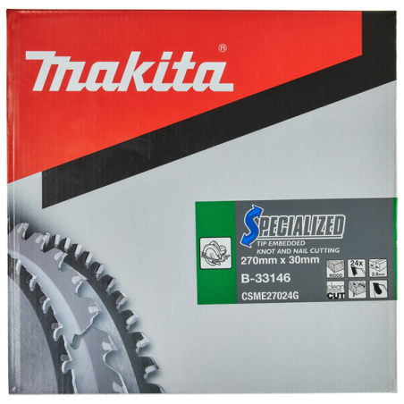 LAME TCT PO 270-30-24 BOISCLOU+ - B 33146 - 0088381422017 - D'ORIGINE MAKITA