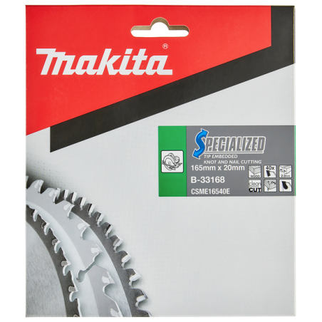 LAME TCT PO 165-20-40 BOISCLOU+ - B 33168 - 0088381422031 - D'ORIGINE MAKITA