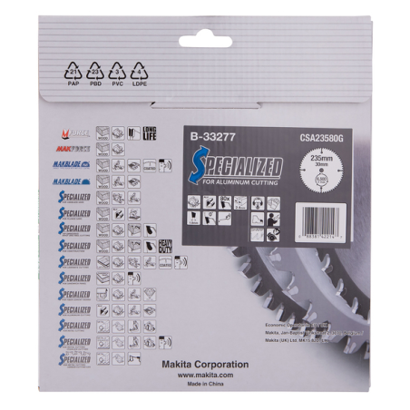 LAM TCT PO 235-30-80 SPE ALU - B 33277 - 0088381422147 - D'ORIGINE MAKITA