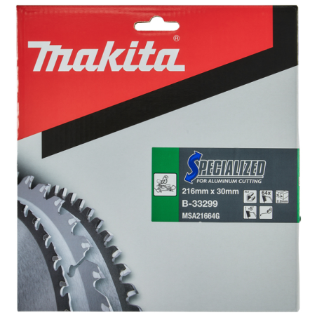 LAME TCT ST 216-30-64 SPE ALU - B 33299 - 0088381422178 - D'ORIGINE MAKITA
