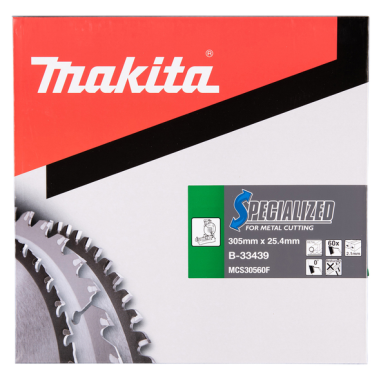 LAME CARBURE METAL ST 305X25,4MM 60D - B 33439 - 0088381422314 - D'ORIGINE MAKITA