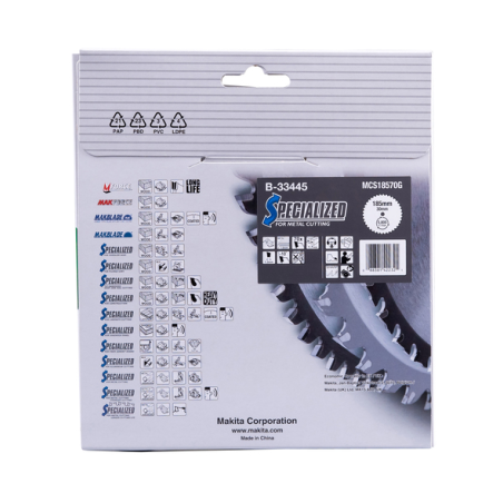 LAME TCT PO 185-30-70 TOLE OND - B 33445 - 0088381422321 - D'ORIGINE MAKITA