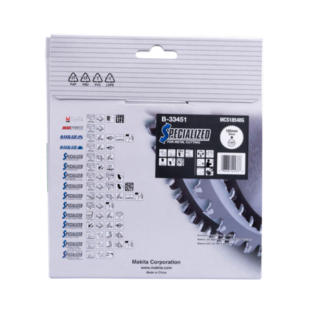 LAME CARBURE TOLE MINCE PO 185X30MM 48D - B 33451 - 0088381422338 - D'ORIGINE MAKITA