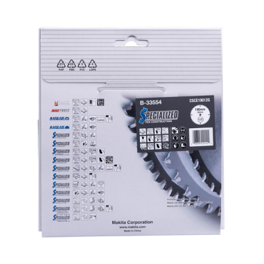 LAME TCT PO 190-30-12 SPE CSTR - B 33554 - 0088381422444 - D'ORIGINE MAKITA