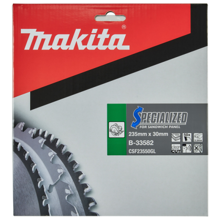 LAME TCT PO 235-0-50 SPE SANDW - B 33582 - 0088381422475 - D'ORIGINE MAKITA