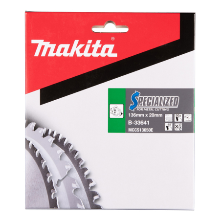 LAME TCT BA 136-20-50 TOLE - B 33641 - 0088381422536 - D'ORIGINE MAKITA