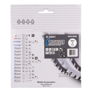 LAME TCT BA 136-20-50 TOLE - B 33641 - 0088381422536 - D'ORIGINE MAKITA