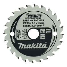 LAME TCT BA 85-15-24 SPE LAMIN - B 33819 - 0088381422666 - D'ORIGINE MAKITA