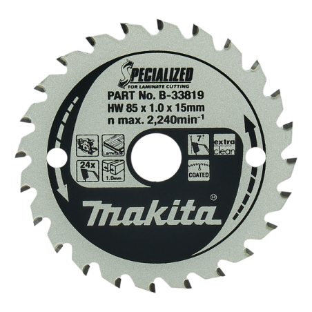 LAME TCT BA 85-15-24 SPE LAMIN - B 33819 - 0088381422666 - D'ORIGINE MAKITA