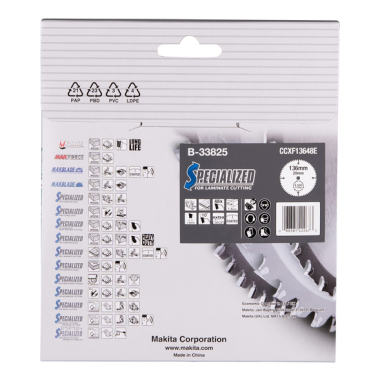 LAME TCT BA 136-20-48 SPE LAMIN - B 33825 - 0088381422673 - D'ORIGINE MAKITA