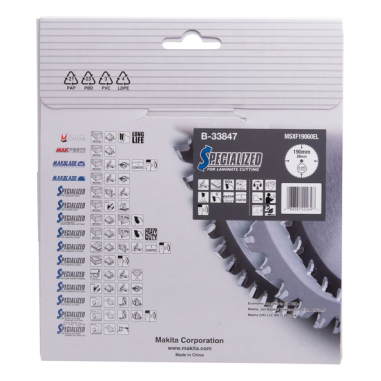 LAME TCT ST 190-20-60 SPE LAMIN - B 33847 - 0088381422697 - D'ORIGINE MAKITA