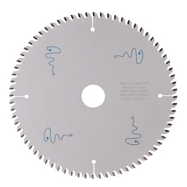 LAME TCT 216x30x72T POUR LAMINE - B 33853 - 3240890934628 - D'ORIGINE MAKITA