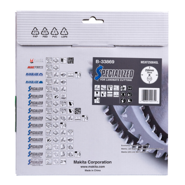 LAME TCT ST 250-30-84 SPE LAMIN - B 33869 - 0088381422710 - D'ORIGINE MAKITA