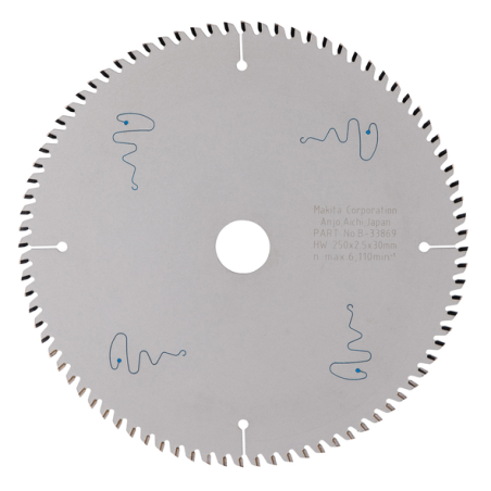 LAME TCT ST 250-30-84 SPE LAMIN - B 33869 - 0088381422710 - D'ORIGINE MAKITA