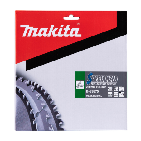 LAME TCT ST 260-30-84 SPE LAMIN - B 33875 - 0088381422727 - D'ORIGINE MAKITA