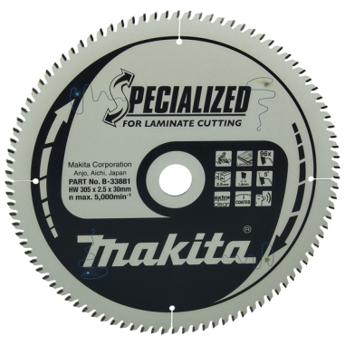 LAME TCT ST 305-30-96 SPE LAMIN - B 33881 - 0088381422734 - D'ORIGINE MAKITA