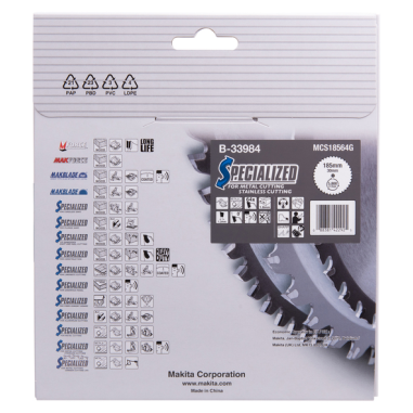 LAM TCT PO SIL 185-30-64 INOX - B 33984 - 0088381422925 - D'ORIGINE MAKITA