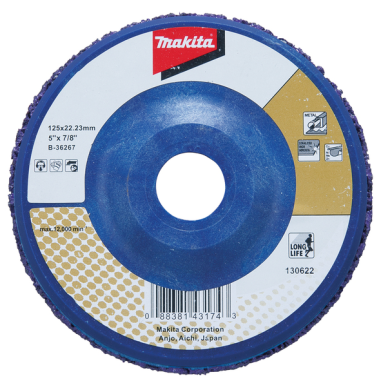 DISQUE DE DECAPAGE VIOL125 / B 36267 / 0088381431743 - D'ORIGINE MAKITA