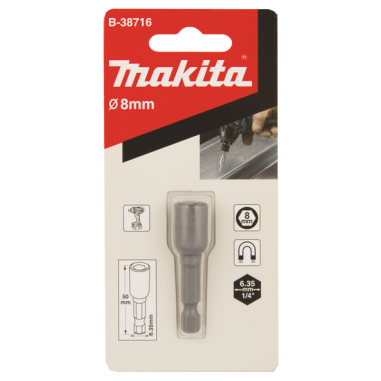 EMBOUT DOUILLE M5 8,0X50 / B 38716 / 0088381433358 - D'ORIGINE MAKITA