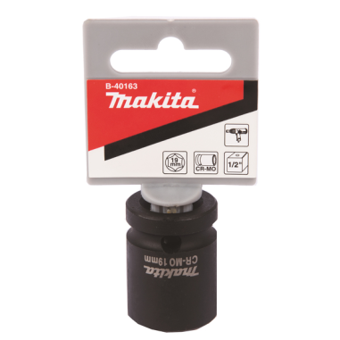DOUILLE 1/2'' 19 38 / B 40163 / 0088381436878 - D'ORIGINE MAKITA