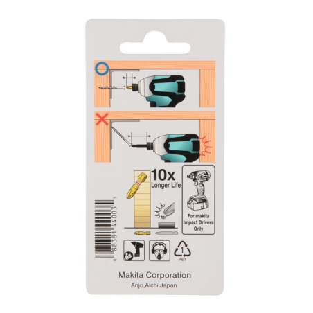 EMBOUTS SHORTON IMPACT GOLD HEX 3,0 (2 PCS) / B 42335 / 0088381440035 - D'ORIGINE MAKITA
