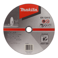 MEULE ALU 230x1,9x22,23MM - B 45369 - 0088381448604 - D'ORIGINE MAKITA