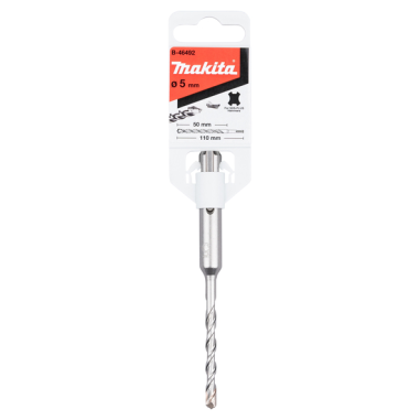 Foret SDS PLUS 2T V PLUS 5 X 110 MM - B 46492 - 0088381452427 - D'ORIGINE MAKITA Foret SDS PLUS 2T V PLUS 5 X 110 MM - B 46492 - 0088381452427 - D'ORIGINE MAKITA