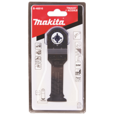 LAME SCIE PLONGEANTE BIM RAPIDE BOIS-METAL 32X70MM - B 46816 - 0088381453516 - D'ORIGINE MAKITA