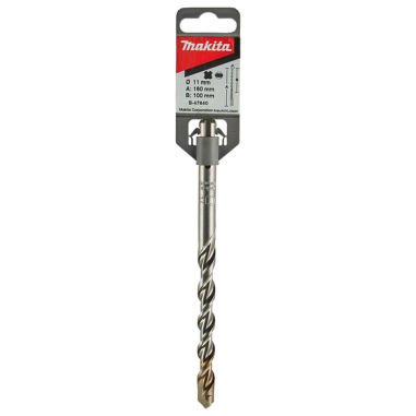 Foret SDS PLUS 2T V PLUS 11 X 160 MM - B 47640 - 0088381454728 - D'ORIGINE MAKITA