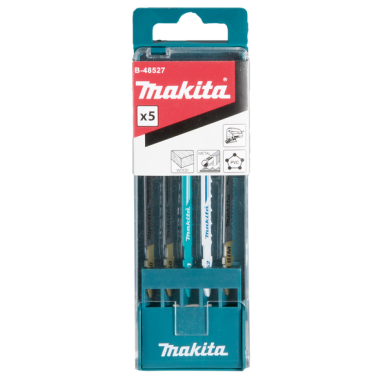 PACK LAMES MULTIMATERIAUX SCIE SAUTEUSE (5 PCS) - B 48527 - 0088381455473 - D'ORIGINE MAKITA