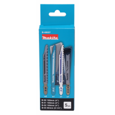 PACK LAMES MULTIMATERIAUX SCIE SAUTEUSE (5 PCS) - B 48527 - 0088381455473 - D'ORIGINE MAKITA 2