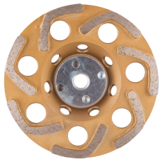 PLATEAU DIAMANT FAIBLES VIB. MAT. CALCAIRES 125 MM - B 48555 - 0088381455510 - D'ORIGINE MAKITA