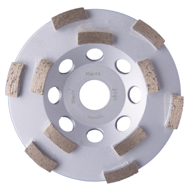 PLATEAU DIAMANT DEGROSSISSAGE 125 MM - B 48577 - 0088381455534 - D'ORIGINE MAKITA