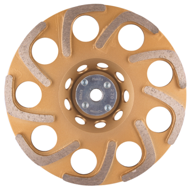 PLATEAU DIAMANT FAIBLES VIB. MAT. CALCAIRES 180 MM - B 48614 - 0088381455572 - D'ORIGINE MAKITA