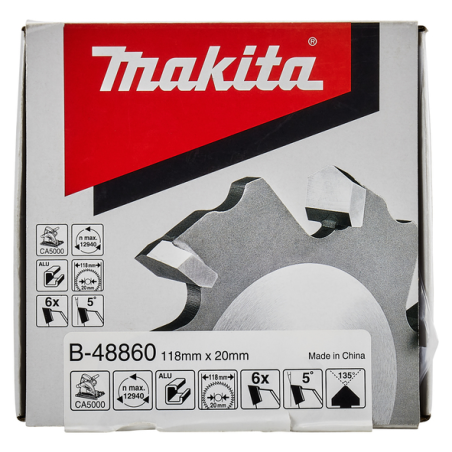 FRAISE A RAINURER EN V 118x20 135[ - B 48860 - 0088381458740 - D'ORIGINE MAKITA