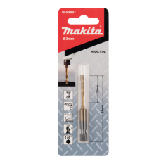 FORET HEX 3X64 - B 50887 - 0088381464239 - D'ORIGINE MAKITA 2