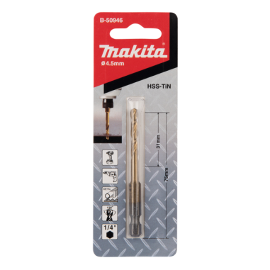 FORET HEX 4.5X75 - B 50946 - 0088381464291 - D'ORIGINE MAKITA