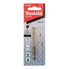 FORET HEX 5.5X78 - B 50968 - 0088381464314 - D'ORIGINE MAKITA 2
